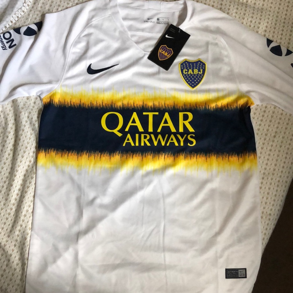 Nike Boca Junior jersey.